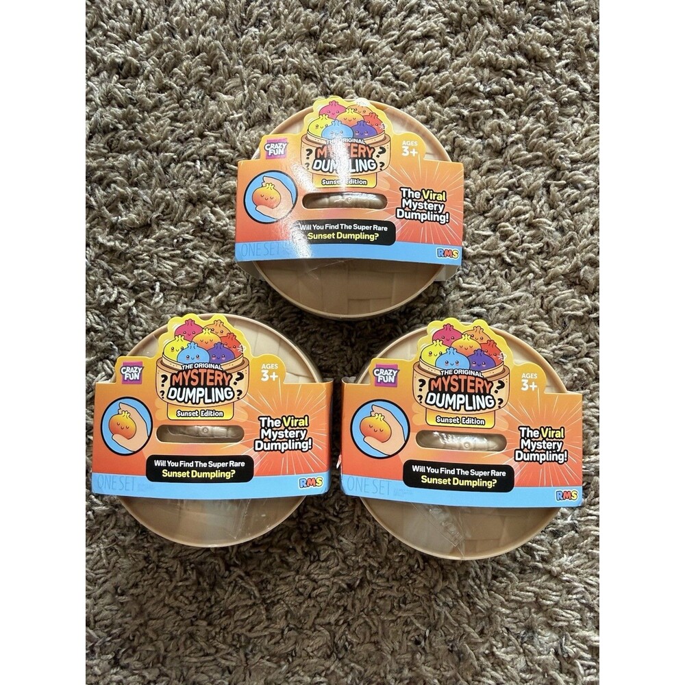 [Set of 3] RMS - Crazy Fun Mystery Dumpling Sunset Edition Blind Squishy 5